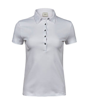 Polo pima coton : TJ-1441 Polo femme :minimum 5 pièces Tee Jays Blanc S 