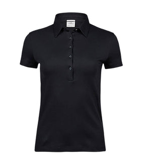 Polo pima coton : TJ-1441 Polo femme :minimum 5 pièces Tee Jays Noir S 
