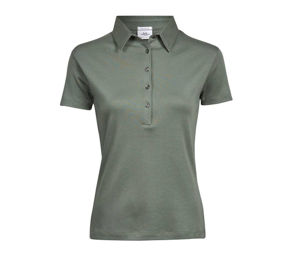 Polo pima coton : TJ-1441 Polo femme :minimum 5 pièces Tee Jays Leaf green S 