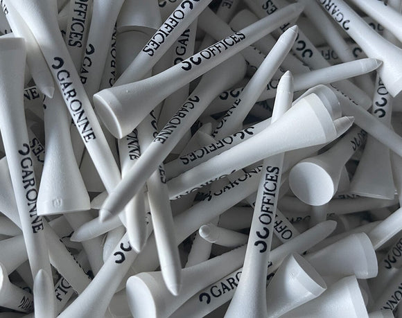 Tee biodégradable marquage shaft uniquement vendu en vrac tee de golf: minimum 1000 pièces Biogolftee Entre 1000 et 2000 