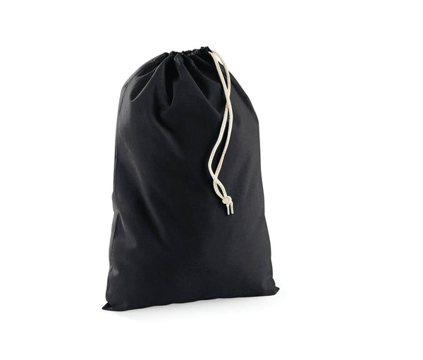 Petit sac en coton - WM115 sachet : 5 pièces minimum Westford Mill Noir XXS : 15x10cm 
