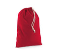 Petit sac en coton - WM115 sachet : 5 pièces minimum Westford Mill Rouge XXS : 15x10cm 