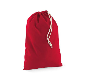 Petit sac en coton - WM115 sachet : 5 pièces minimum Westford Mill Rouge XXS : 15x10cm 
