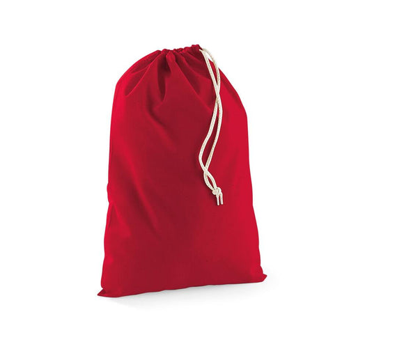 Petit sac en coton - WM115 sachet : 5 pièces minimum Westford Mill Rouge XXS : 15x10cm 