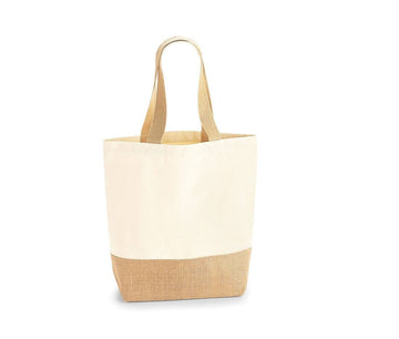Sac shopping coton/Toile de jute 3 tailles disponibles WM450 Sac shopping Westford Mill S 24x41x13cm 