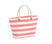 Sac de plage Nautical WM680 Sac de plage Westford Mill Naturel/Rose 