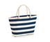 Sac de plage Nautical WM680 Sac de plage Westford Mill Naturel/Navy 