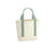 Sac shopping en coton organique WM690 Sac shopping Westford Mill Naturel/Vert 