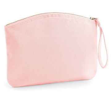 Pochette en coton biologique Earthware® - WM820 Trousse de toilette personnalisée Westford Mill Rose S 