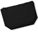 Pochette en coton organique - WM840 Trousse de toilette personnalisée Westford Mill Noir S 