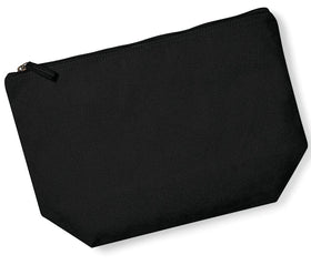 Pochette en coton organique - WM840 Trousse de toilette personnalisée Westford Mill Noir S 