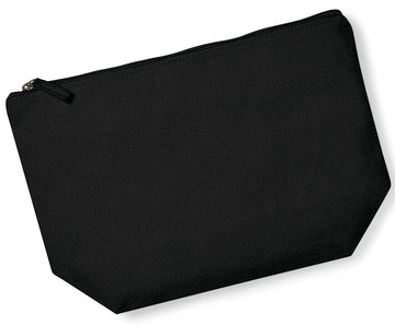 Pochette en coton organique - WM840 Trousse de toilette personnalisée Westford Mill Noir S 