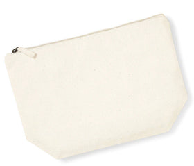 Pochette en coton organique - WM840 Trousse de toilette personnalisée Westford Mill Naturel S 
