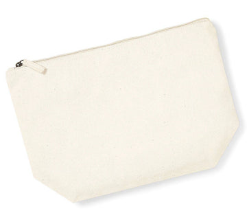 Pochette en coton organique - WM840 Trousse de toilette personnalisée Westford Mill Naturel S 