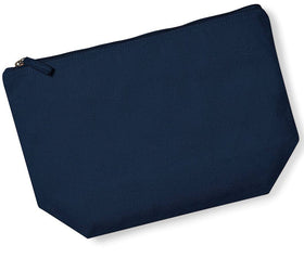 Pochette en coton organique - WM840 Trousse de toilette personnalisée Westford Mill Bleu Marine S 