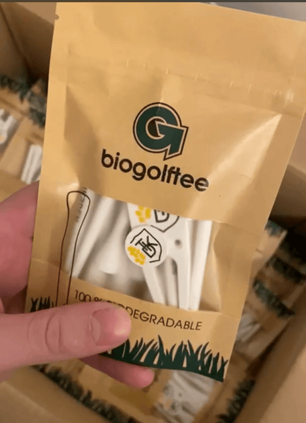 Gift pack personnalisé biodegradable gift pack: aucun minimum Biogolftee 
