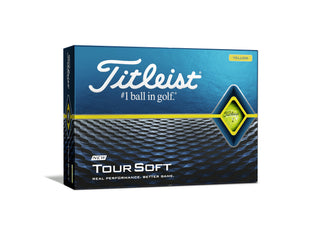 Balle Titleist tour soft personnalisée balle de golf Titleist Logo Jaune 